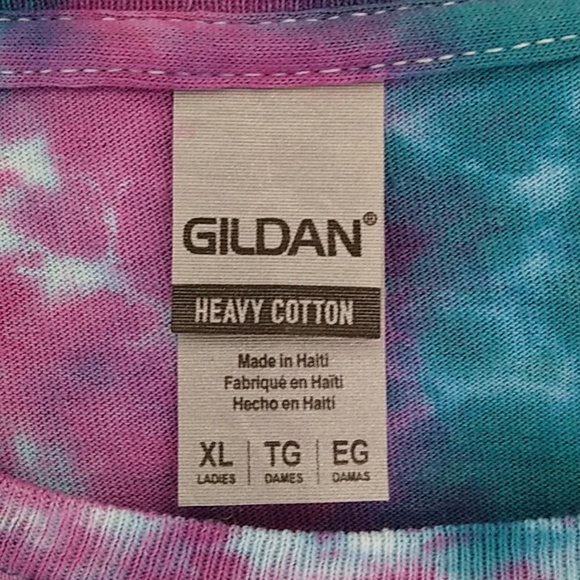 New Ladies S/S Tiedye T-Shirt XL - Picture 5 of 5